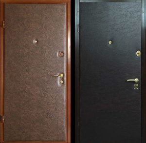 Входная металлическая дверь винилискожа СП285
